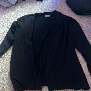 JM Collection Black Cardigan Sweater